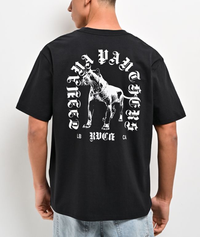 RVCA Bad Panther Black Pocket T-Shirt - RVCA
