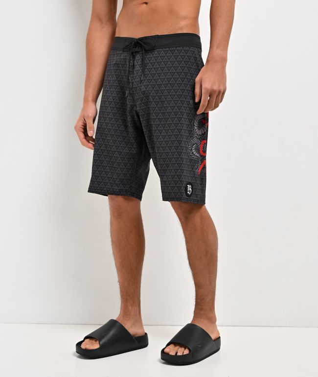 RVCA Barron Black Board Shorts - RVCA