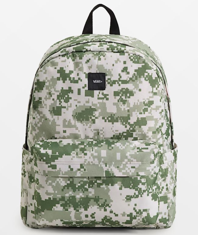Vans Old Skool Digi Camo Green & Natural Backpack - Vans