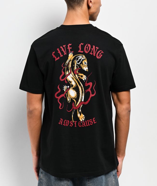 A Lost Cause Live Long Black T-Shirt - A Lost Cause