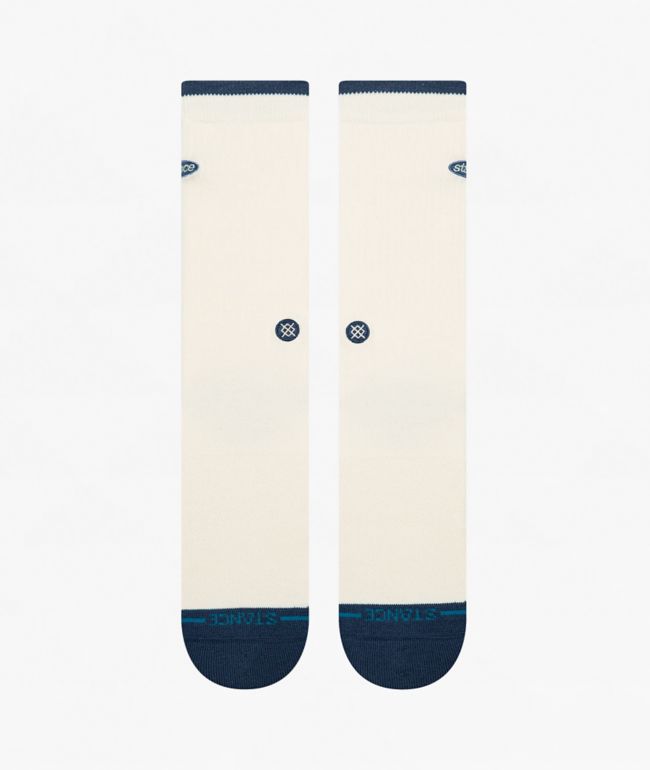Stance Blurred Off White Crew Socks - Stance