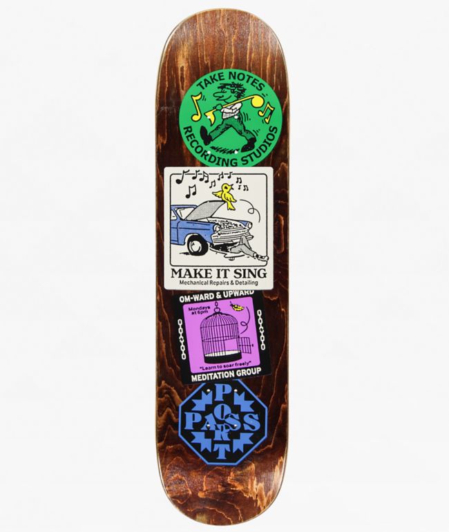 Passport Om-Ward And Upward Coaster Series 8.0" Skateboard Deck - Passport