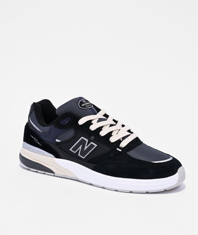New Balance Numeric 933 Reynolds Black & Eclipse Skate Shoes - New Balance