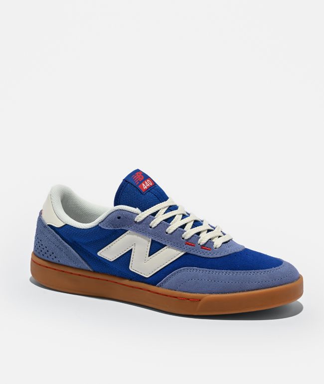 New Balance Numeric 440 V2 Blue, Beige & White Skate Shoes - New Balance