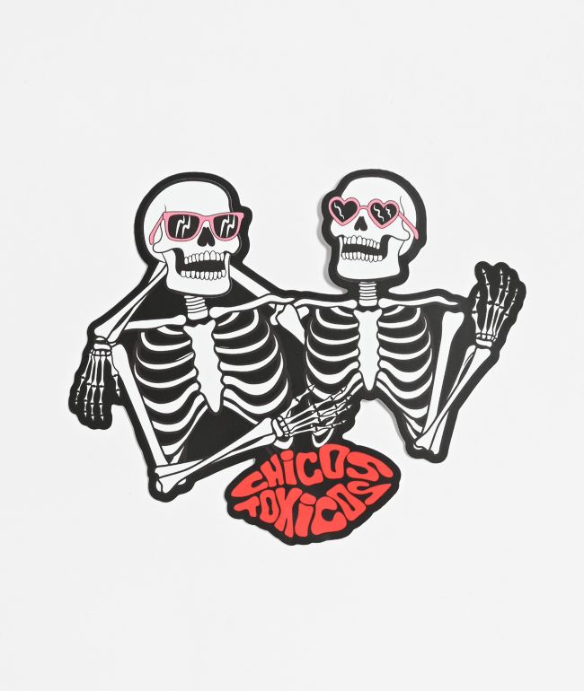 Chicos Toxicos Skeleton Sticker - Chicos Toxicos
