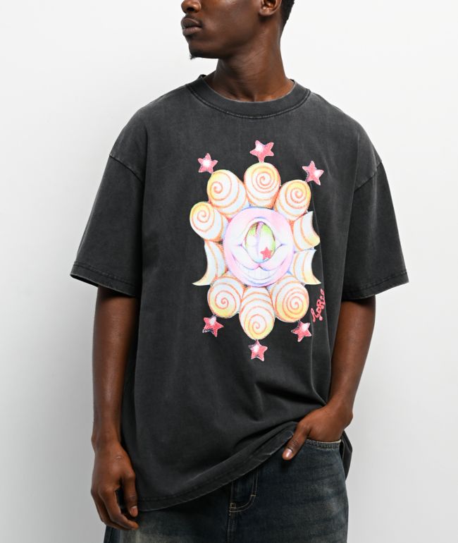 April Shane Black Wash T-Shirt - April Skateboards