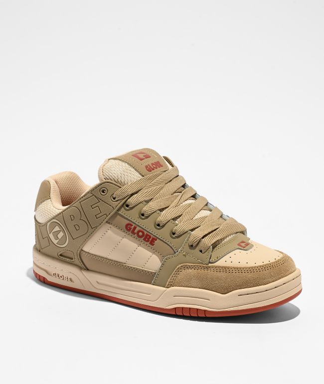 Globe Tilt Sand & Red Skate Shoes - Globe