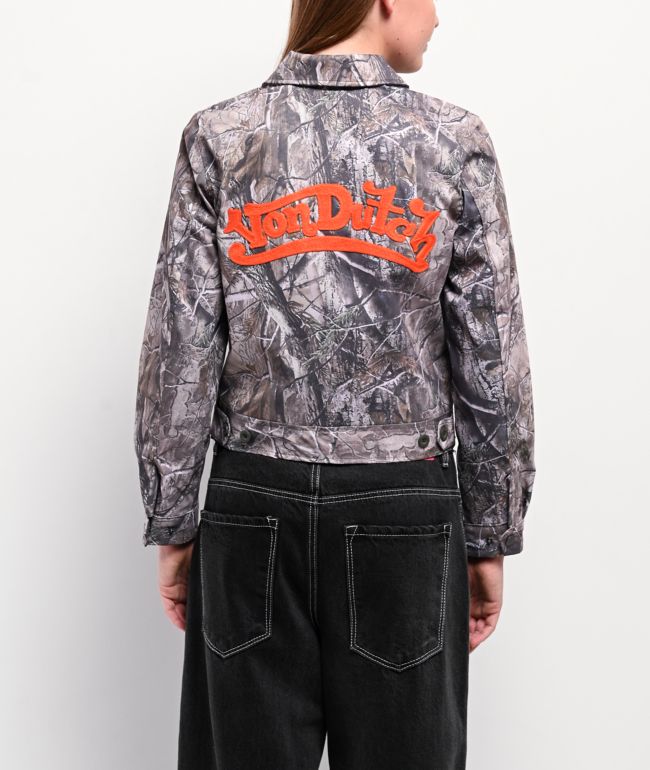 Von Dutch Mechanical Camo Work Jacket - Von Dutch