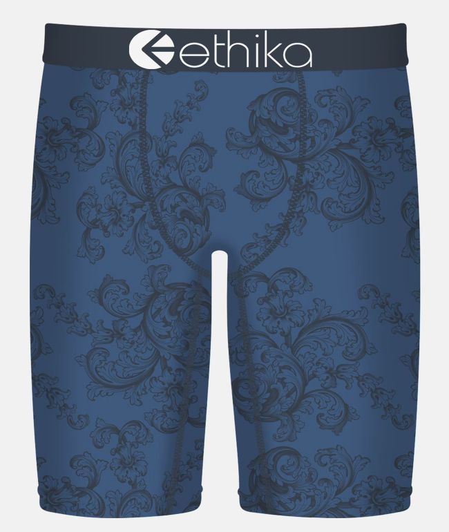 Ethika Familie Crest Blue Boxer Briefs - Ethika