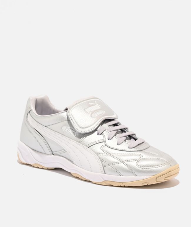 PUMA King Indoor Mesmerize Silver Shoes - Puma