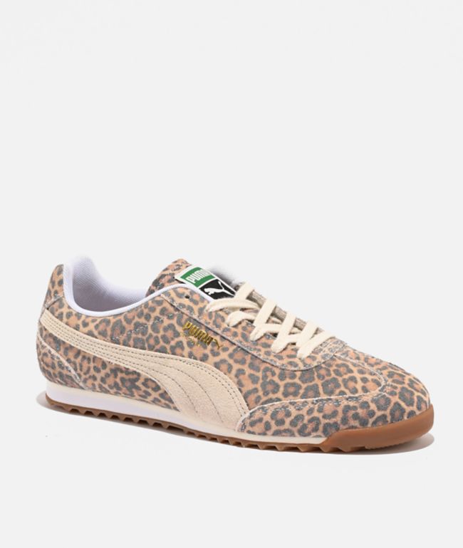 PUMA Women's Arizona Leopard Brown Shoes - Puma