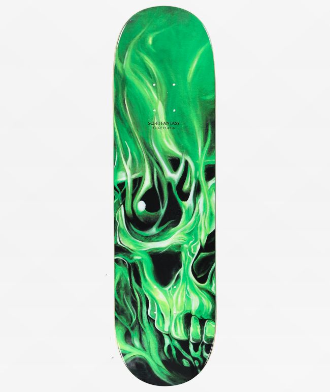 Sci-Fi Fantasy Glick Skulls 8.5" Skateboard Deck - Sci-fi Fantasy