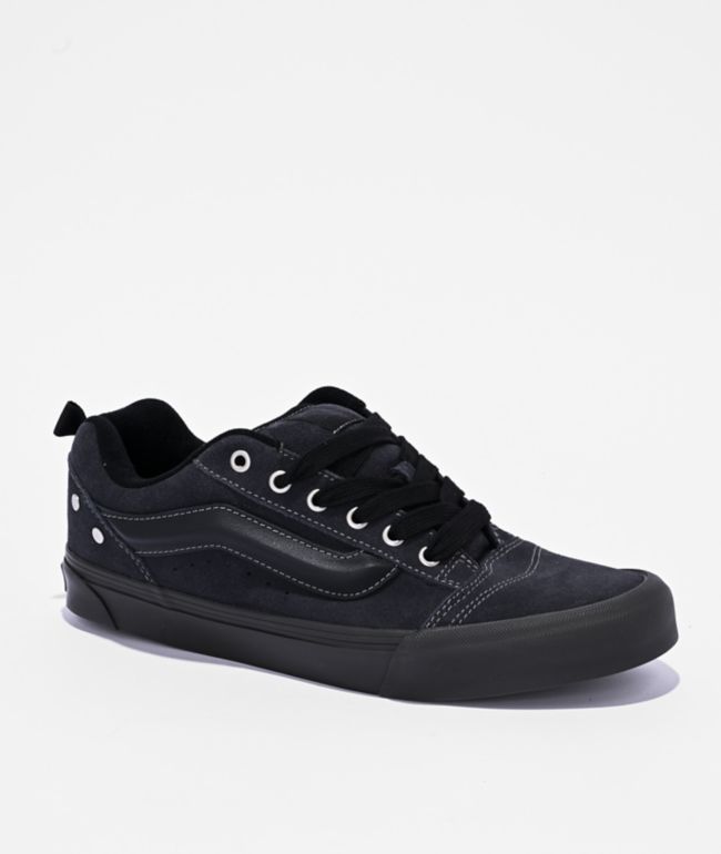 Vans Knu Skool Grunge Dark Grey Skate Shoes - Vans