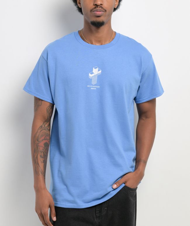 Sci-Fi Fantasy 2029 AD Blue T-Shirt - Sci-fi Fantasy