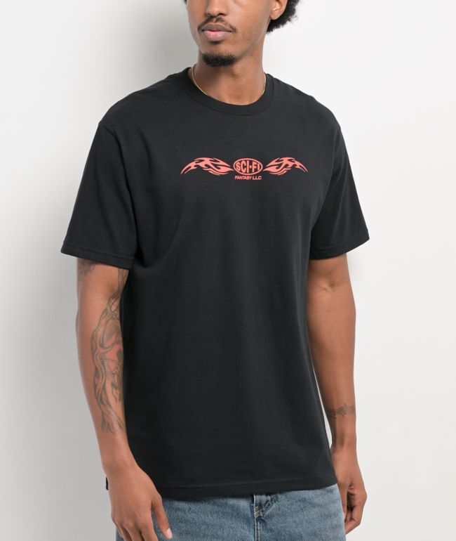 Sci-Fi Fantasy Origin Black T-Shirt - Sci-fi Fantasy