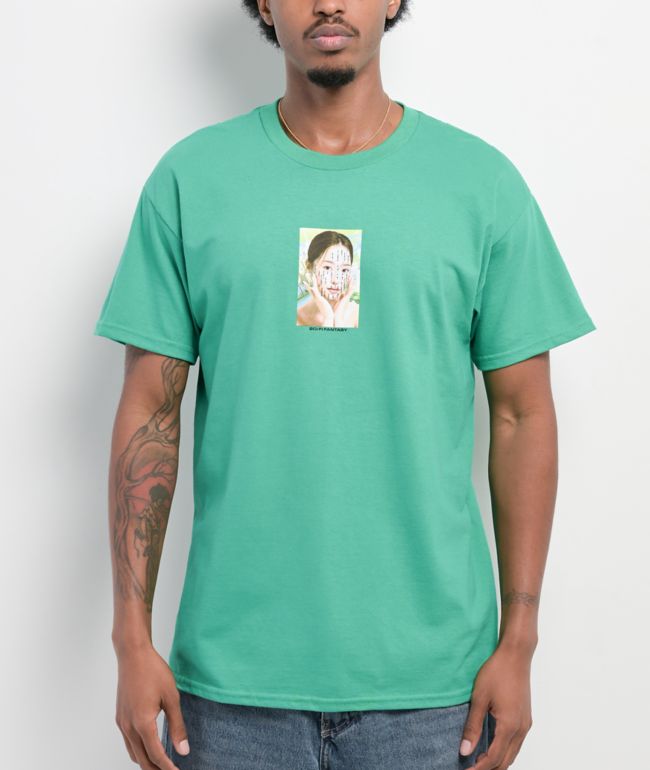 Sci-Fi Fantasy Pressure Point Green T-Shirt - Sci-fi Fantasy