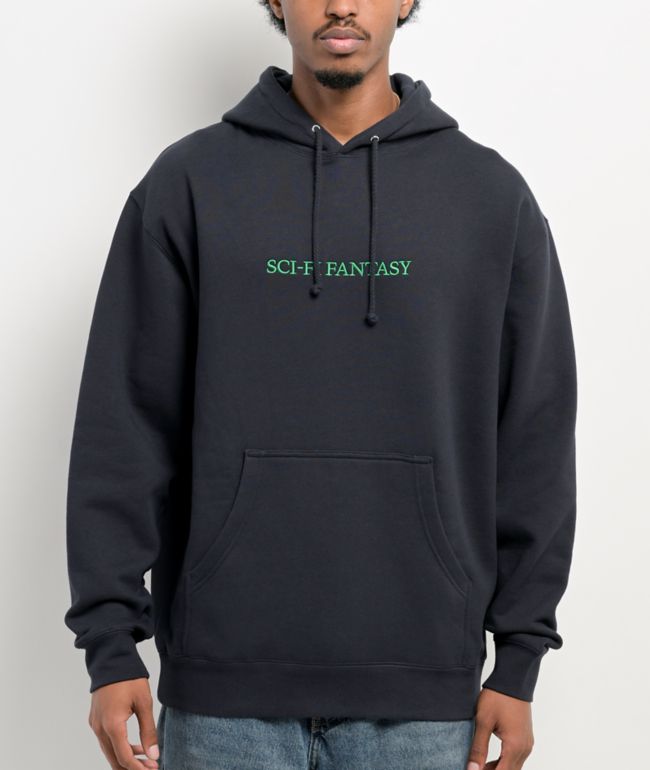 Sci-Fi Fantasy Logo Navy Hoodie - Sci-fi Fantasy