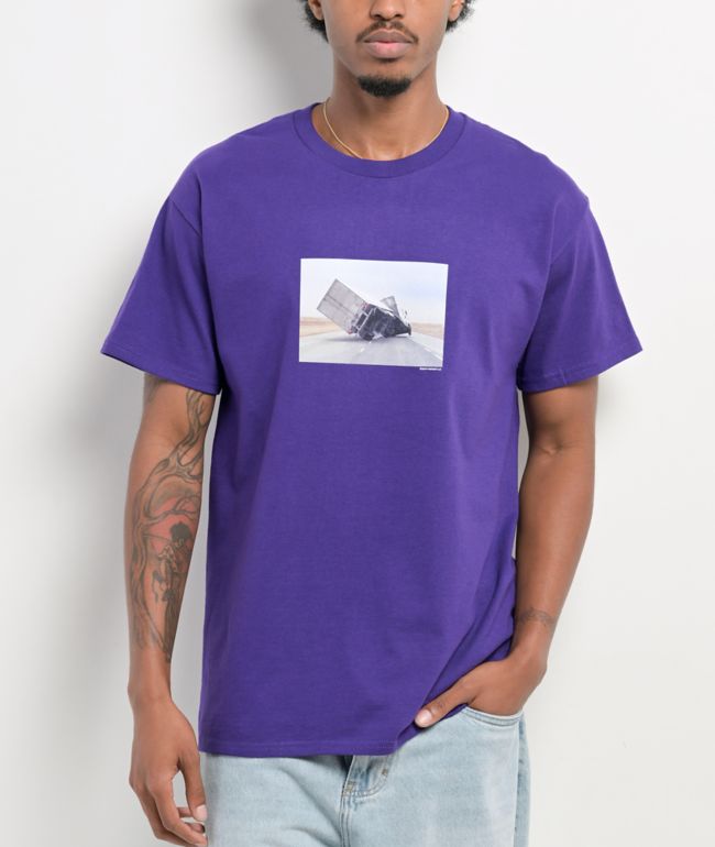 Sci-Fi Fantasy Windy Purple T-Shirt - Sci-fi Fantasy