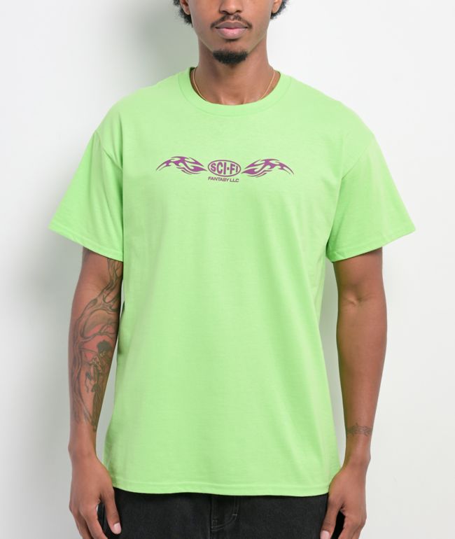 Sci-Fi Fantasy Origin Light Green T-Shirt - Sci-fi Fantasy