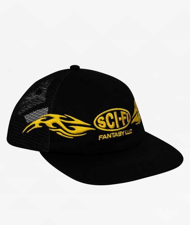 Sci-Fi Fantasy Origin Black Trucker Hat - Sci-fi Fantasy