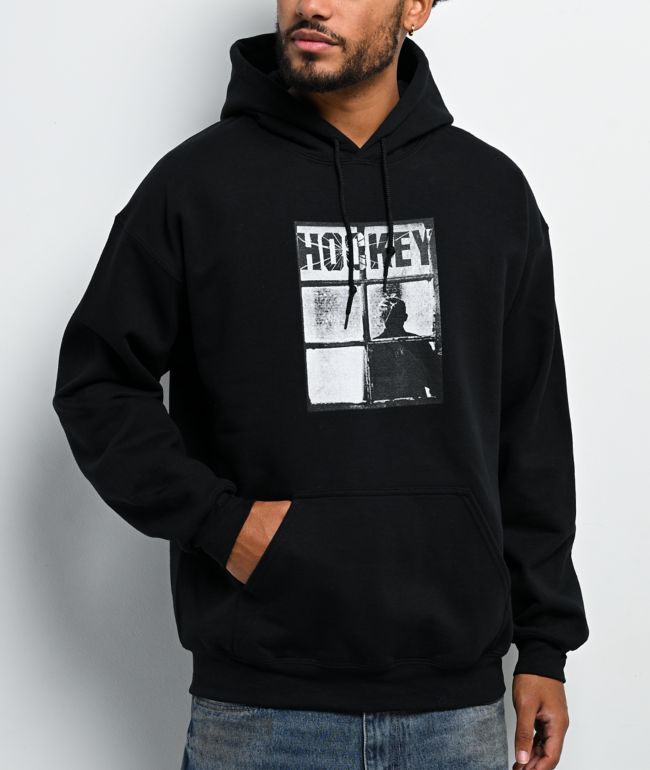 Hockey Temporary Site Black Hoodie - Hockey