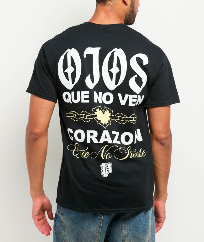 Porfa Corazon Black T-Shirt