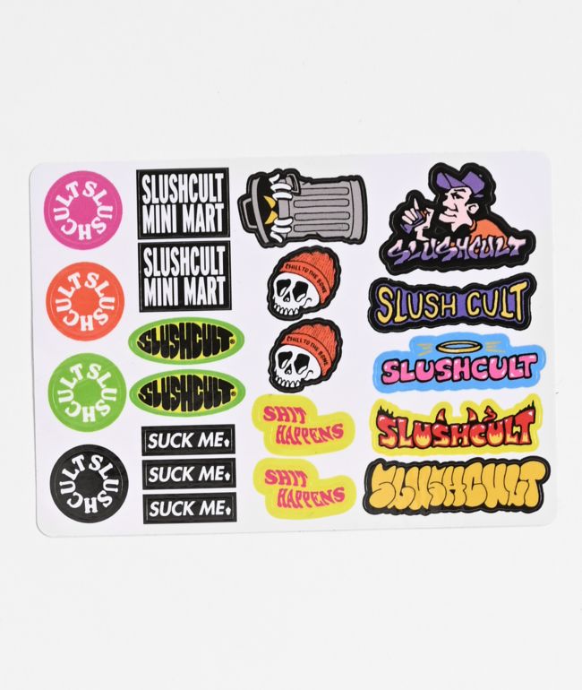 Slushcult Mini Sticker Sheet - Slushcult