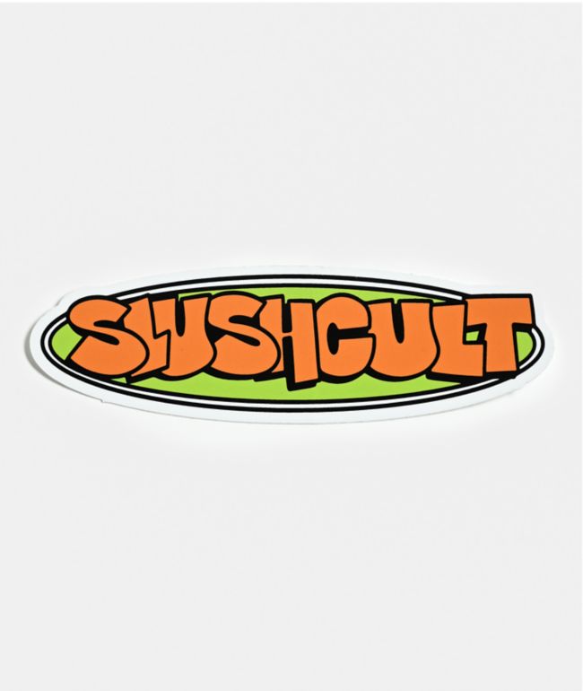 Slushcult Oval Logo Sticker - Slushcult