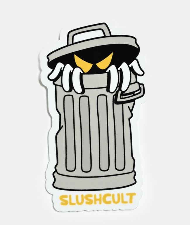 Slushcult Trash Can Sticker - Slushcult