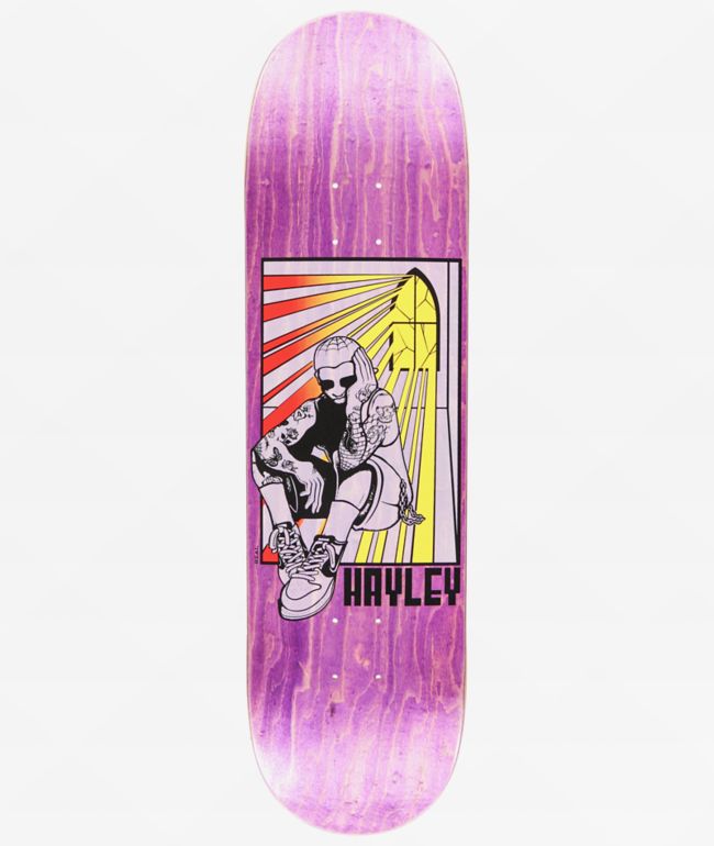 Real Hayley Stained 8.5" Skateboard Deck - Real Skateboards