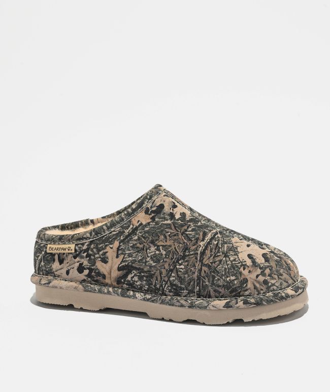 Bearpaw Kilo Green Camo Slippers - BEARPAW