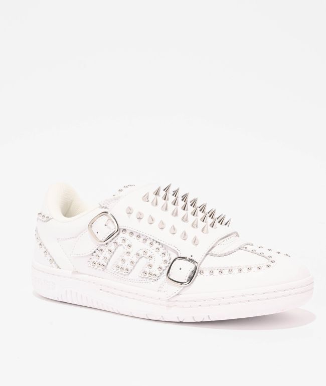 etnies Locut Spikes Hardwired White Shoes - etnies
