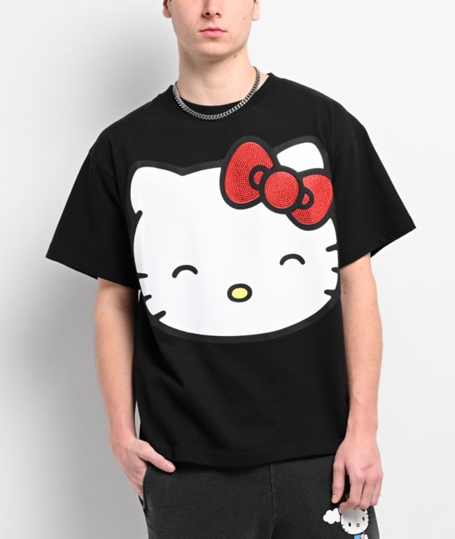 Hello Kitty® & Friends | A.LAB Hello Kitty Over The Rainbow Black T-Shirt - Hello Kitty And Friends