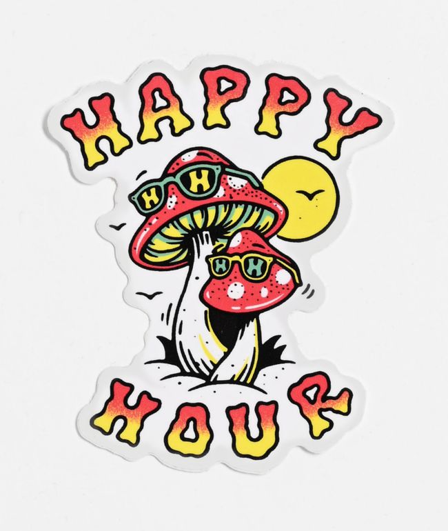 Happy Hour Fun Guys Sticker - Happy Hour