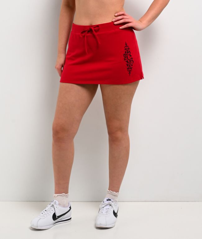 Ninth Hall Khloe Jester Red Skirt - Ninth Hall