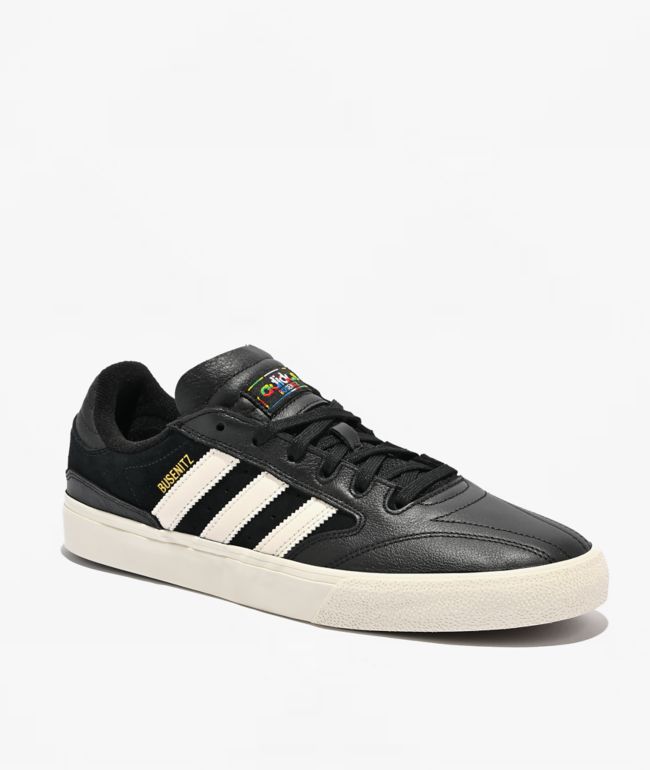 adidas Busenitz Vulc II Black & White Shoes - adidas