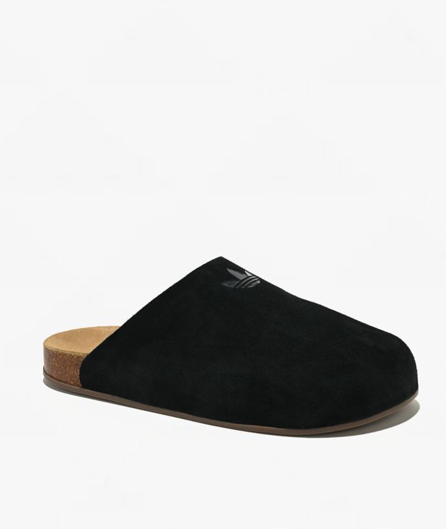 adidas Women's Adimule Black & Gum Mule Sandals - adidas