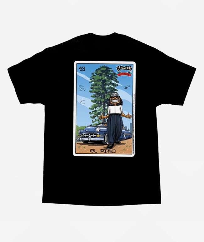 DGA Homies El Pino Black T-Shirt - DGA