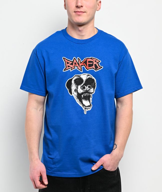 Baker Bark Blue T-Shirt - Baker Skateboards