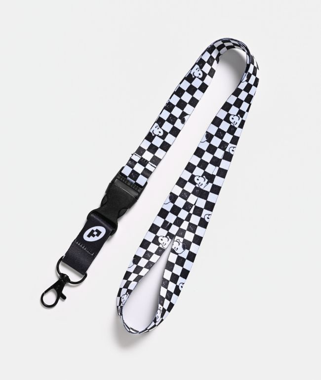 Peanuts Snoopy Checker Lanyard - 