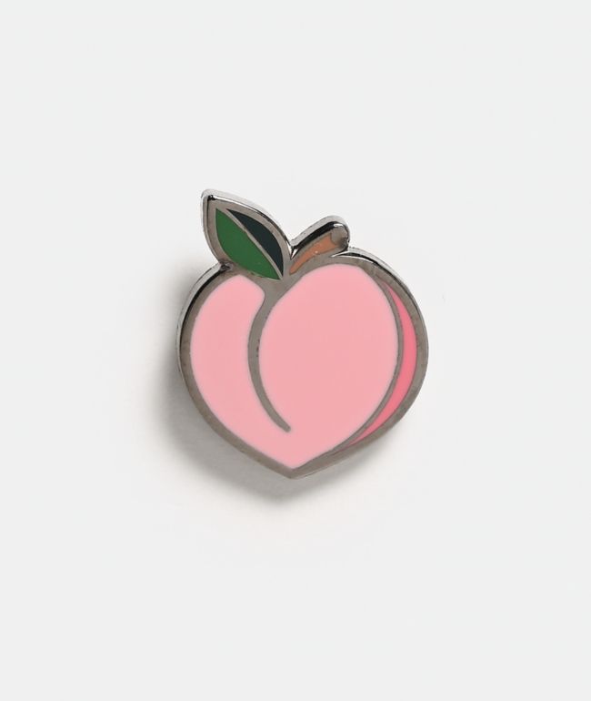 Pintrill Peach Enamel Pin - 