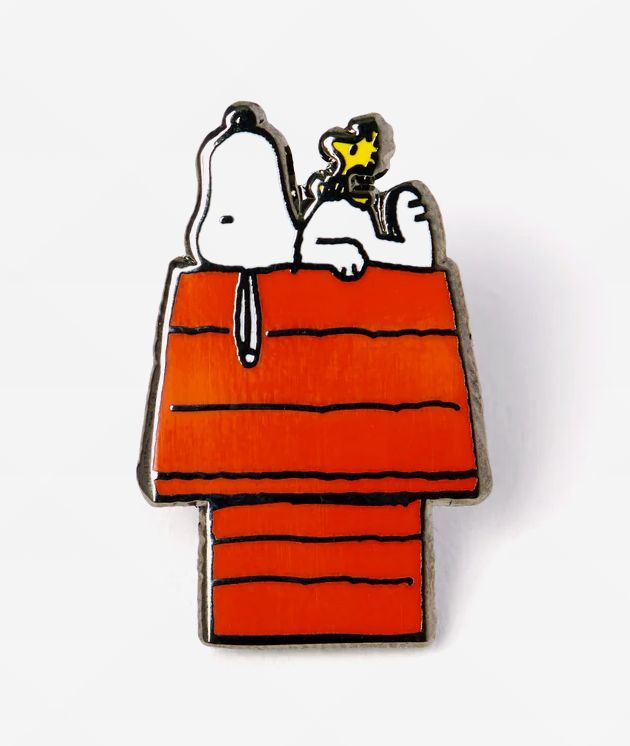 Pintrill Snoopy & Woodstock House Enamel Pin - Pintrill