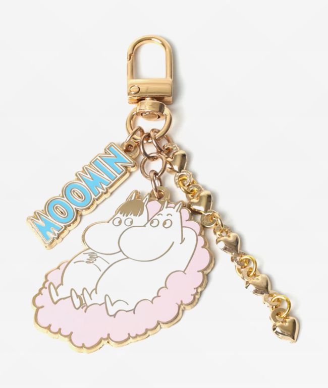 Pintrill x Moomin Moomintroll & Snorkmaiden Keyclip - Pintrill