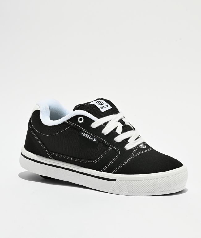 Heelys Pro 25 Black & White Shoes - Heelys