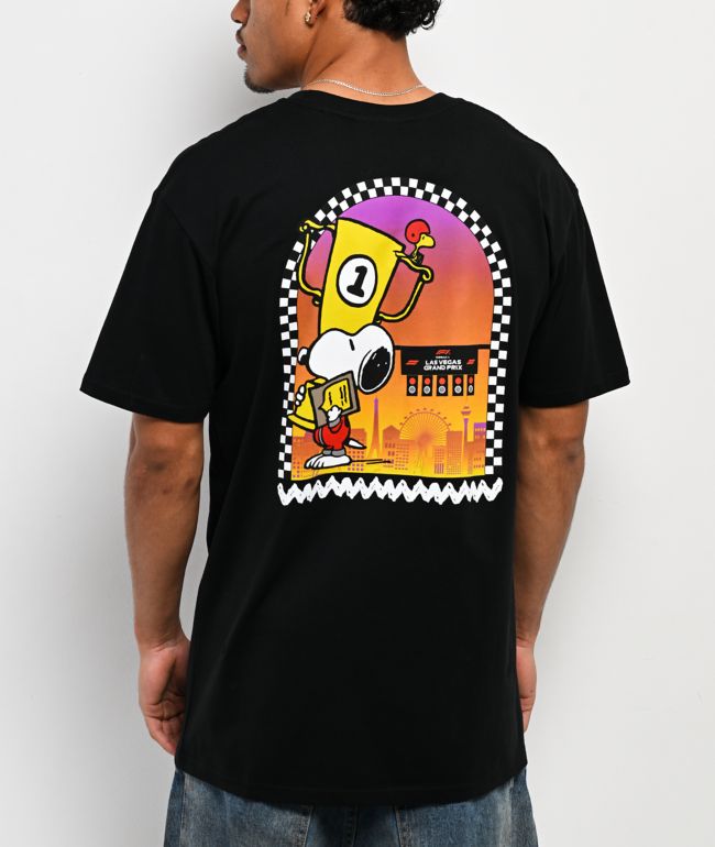Formula 1 x Peanuts Full House Black T-Shirt - Formula 1