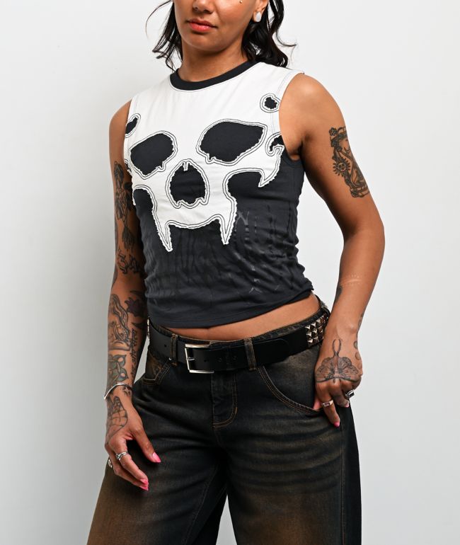 Lurking Class by Sketchy Tank Summoned Black Tank Top - Lurking Class by Sketchy Tank