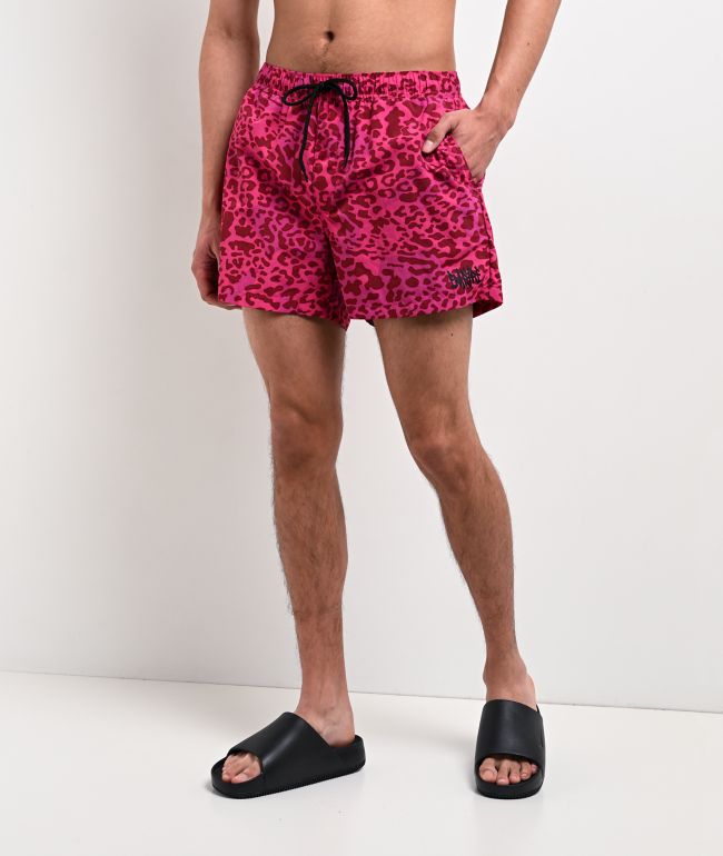 Empyre Ollie Leopard Pink Board Shorts - Empyre