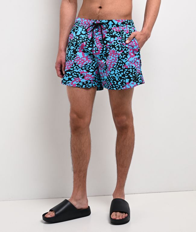 Empyre Ollie Leopard Blue Board Shorts - Empyre