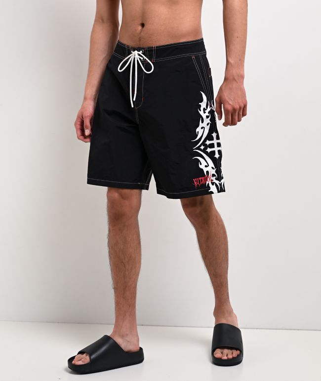 Vitriol Tattoo Black Board Shorts - Vitriol