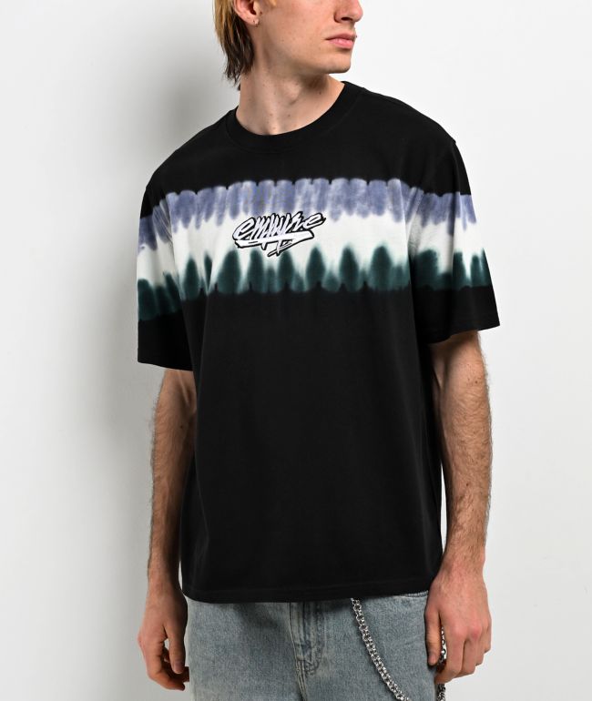 Empyre Fingers Crossed Tie Dye Black T-Shirt - Empyre
